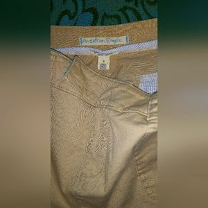 American Eagle Outfitters khaki mini skirt